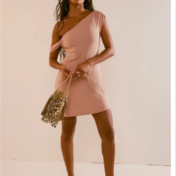 Free People Beach Good Feels One-Shoulder Mini - Picture 3 of 7